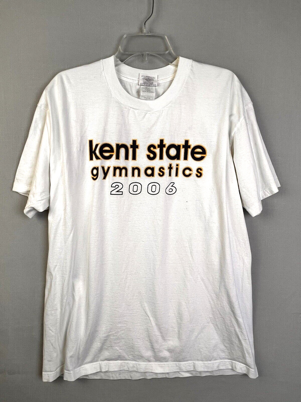 Kent State G ymnastics 2006 T Shirt XL White College Sports Casual Ohio